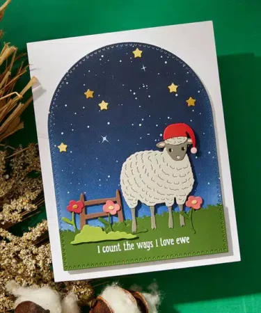 Alternative view of SPELLBINDERS - Timbri + fustelle Counting Sheep