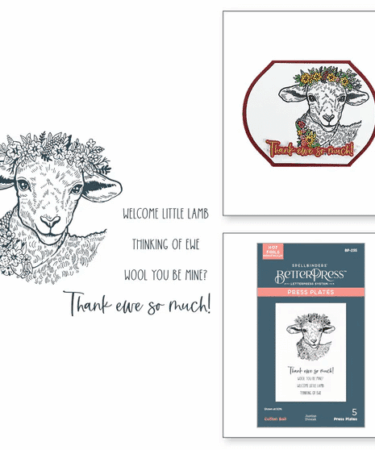 SPELLBINDERS - Cotton Ball BetterPress Plate & Die Set