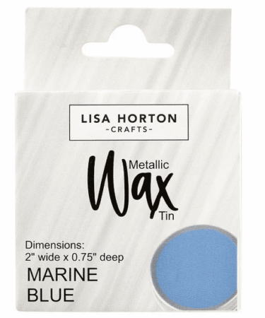 Lisa Horton Crafts Water Based Wax Tin - Marine Blue #293