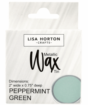 Lisa Horton Crafts Water Based Wax Tin -  Peppermint Green #355