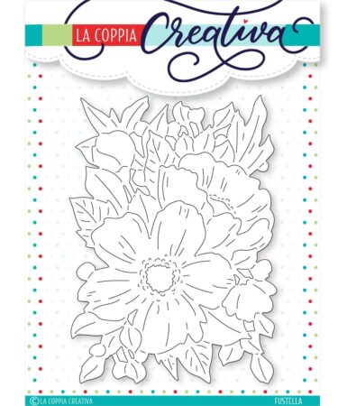 LA COPPIA CREATIVA - fustella -  Sfondo con fiori