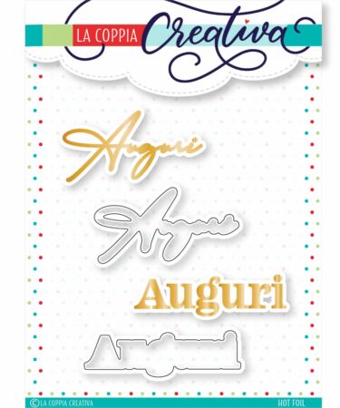 LA COPPIA CREATIVA -hot foil -  Auguri