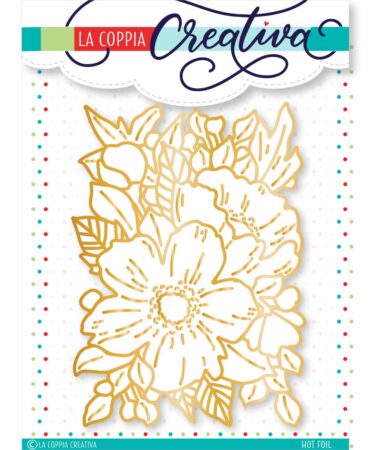 LA COPPIA CREATIVA - hot foil - Sfondo con fiori