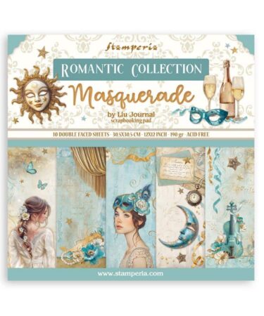 Stamperia - Collezione Masquerade 12x12 Inch Paper Pack