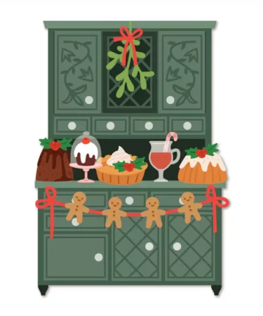 Alternative view of HONEY BEE - Lovely Layers: Hoosier Cabinet - Holiday Add-On - Honey Cuts
