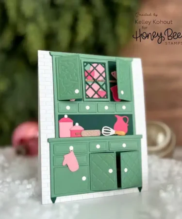 Alternative view of HONEY BEE - Lovely Layers: Hoosier Cabinet - Honey Cuts