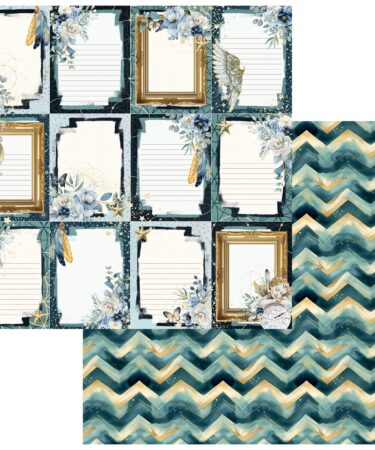 49 & Market - Collezione Starlight Dreams Double-Sided Cardstock 12"X12" - Tranquil