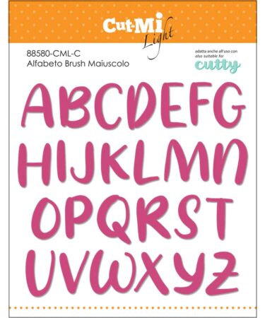 IMPRONTE D'AUTORE - Fustelle Alfabeto Brush Maiuscolo