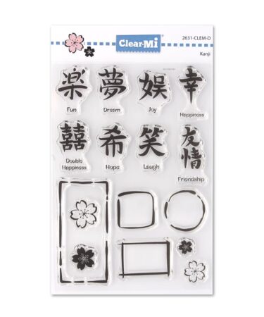 IMPRONTE D'AUTORE -Set di timbri -  Kanji