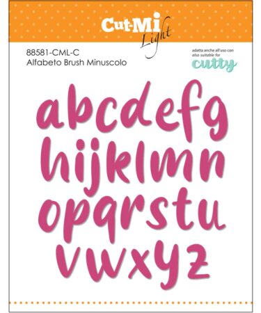 IMPRONTE D'AUTORE - Fustelle Alfabeto Brush Minuscolo
