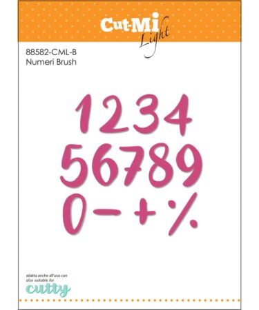 IMPRONTE D'AUTORE -Fustelle  Numeri Brush