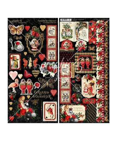 Graphic 45 Curiouser & Curiouser Sticker Set