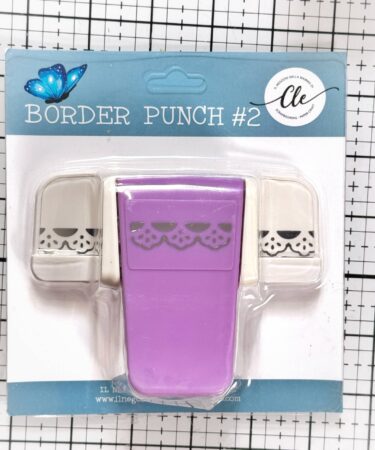 IL NEGOZIO DELLA MAMMA DI CLE- BORDER PUNCH 2 MERLETTO