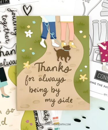 Alternative view of CONCORD & 9TH - Along The Path Stamp Set (4 x 8)