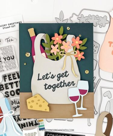 Alternative view of CONCORD & 9TH - Grocery Greetings Stamp Set (4 x 6)