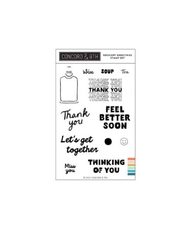 CONCORD & 9TH - Grocery Greetings Stamp Set (4 x 6)