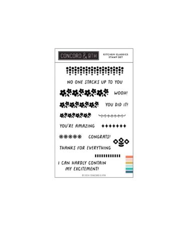 CONCORD & 9TH - Kitchen Classics Stamp Set (4 x 6)