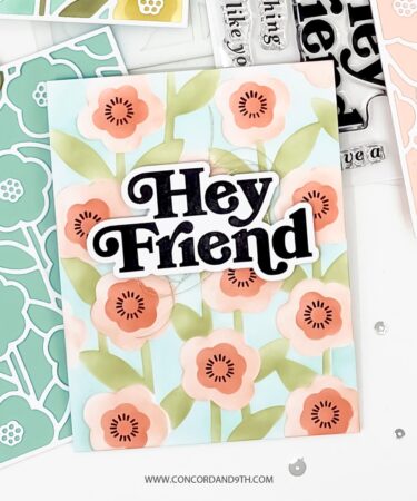 Alternative view of CONCORD & 9TH - Sweet Stems Dies