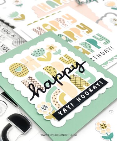 Alternative view of CONCORD & 9TH - Triple-Step Happy Day Dies