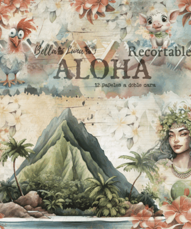 BELLALUNA ALOHA RECORTABLES COLLECTION 8X8"