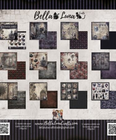 Alternative view of BELLALUNA MONSTER FAMILY COLLECTION 12X12"