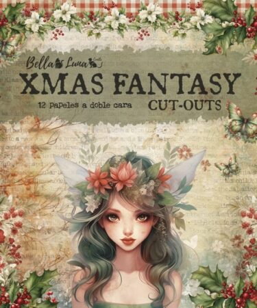 BELLALUNA XMAS FANTASY RECORTABLES COLLECTION 8"X8"