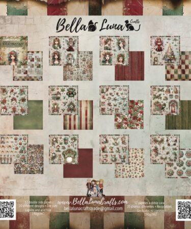 Alternative view of BELLALUNA XMAS FANTASY RECORTABLES COLLECTION 8"X8"