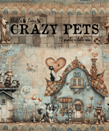BELLALUNA CRAZY PETS COLLECTION 12X12"