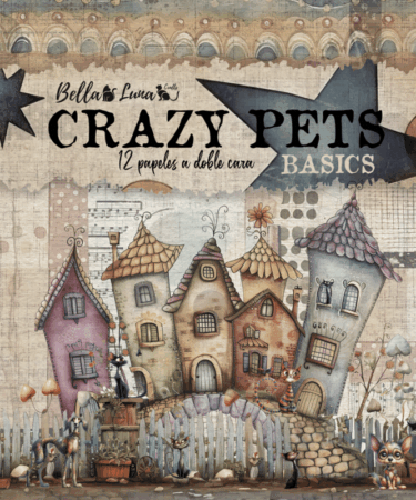 BELLALUNA CRAZY PETS BASICS COLLECTION 12X12"