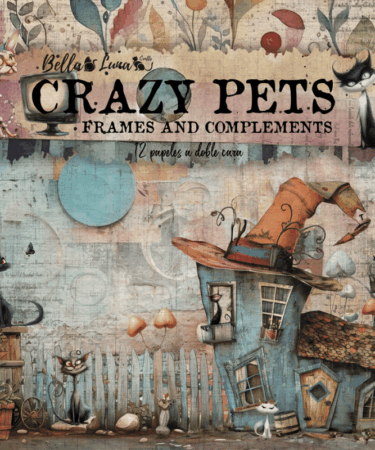 BELLALUNA CRAZY PETS FRAMES AND COMPLEMENTS COLLECTION 12X12"