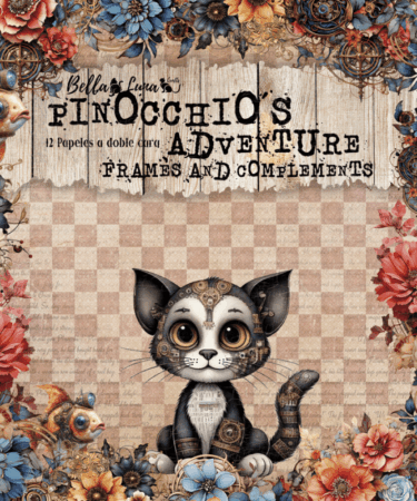 BELLALUNA PINOCCHIO´S ADVENTURE FRAMES AND COMPLEMENTS COLLECTION 12X12"