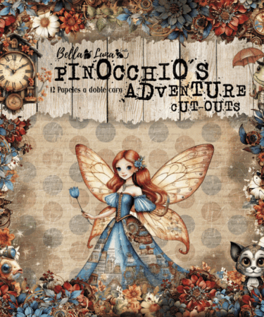 BELLALUNA PINOCCHIO´S ADVENTURE CUT-OUTS COLLECTION 8X8"