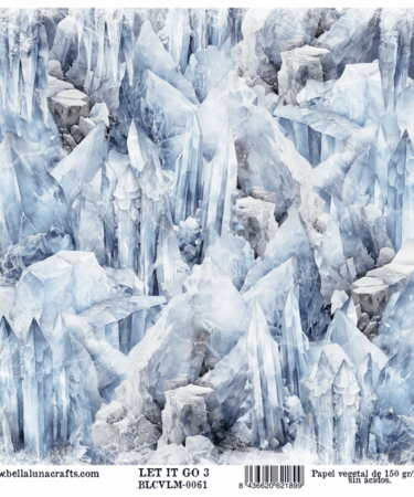BELLALUNA - PAPEL VELLUM 12x12 COLECCION LET IT GO 3