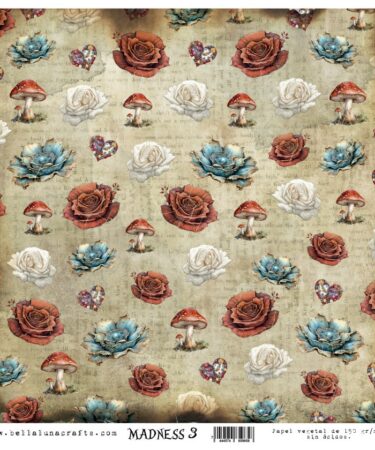 BELLALUNA - PAPEL VELLUM 12x12 COLECCION MADNESS 3
