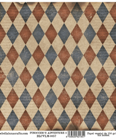 BELLALUNA - PAPEL VELLUM 12x12 COLECCION PINOCCHIO´S ADVENTURE 2