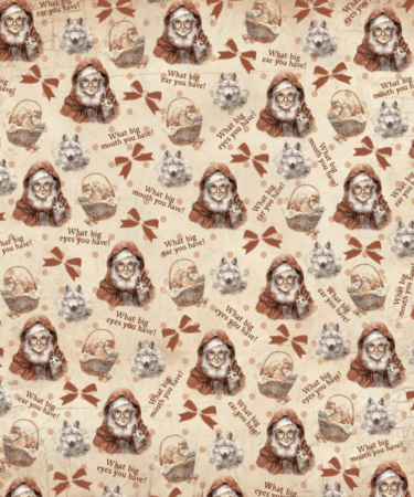 BELLALUNA - PAPEL VELLUM 12x12 COLECCION REDHOOD 1