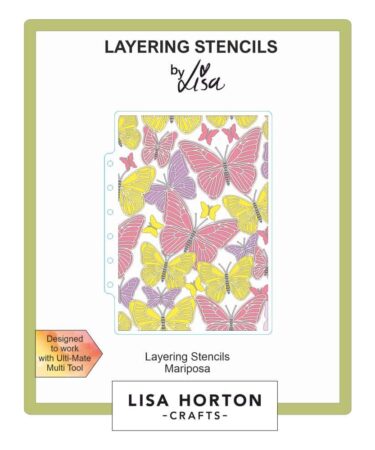 Lisa Horton Crafts Layering Stencils - Mariposa