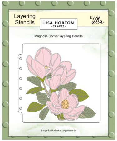 Lisa Horton Crafts Layering Stencils 6"X6" - Magnolia Corner