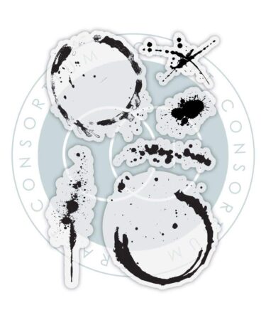 Alternative view of Craft Consortium Photopolymer Stamp Set - Ink & Coffee Stains
