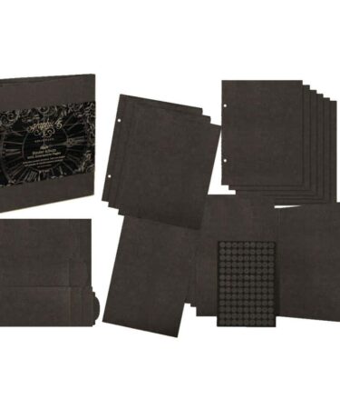 Alternative view of Graphic 45 Staples Binder Album With Interactive Pages - Black