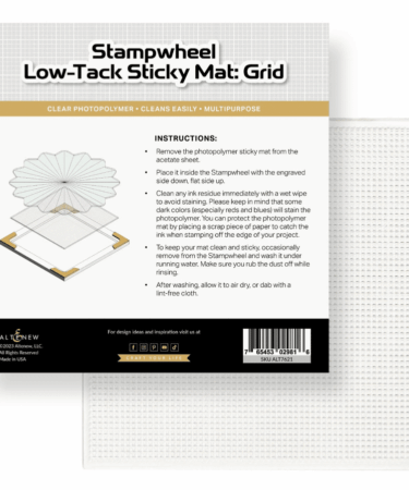 ALTE NEW - Stampwheel - Low Tack Sticky Mat: Grid