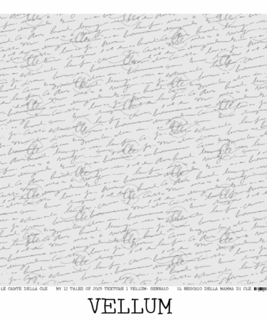 IL NEGOZIO DELLA MAMMA DI CLE - LE CARTE DELLA CLE – MY 12 TALES OF  2025- GENNAIO - TEXTURE 1 VELLUM - FOILIZZABILE