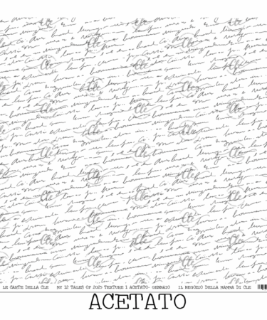 IL NEGOZIO DELLA MAMMA DI CLE - LE CARTE DELLA CLE – MY 12 TALES OF  2025- GENNAIO - TEXTURE 1 ACETATO - FOILIZZABILE
