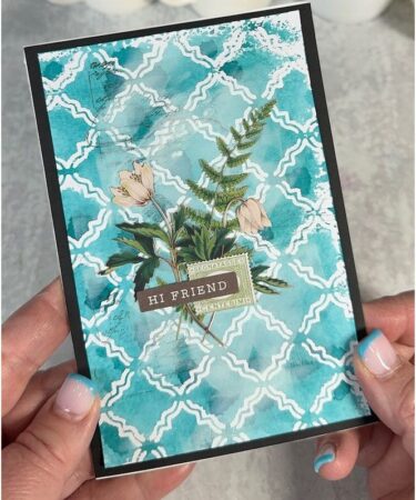 Alternative view of Arden Creative Studio - Designs Katie Pertiet- Maker Series 6x8 Inch Stencil - Timeless Quatrefoil