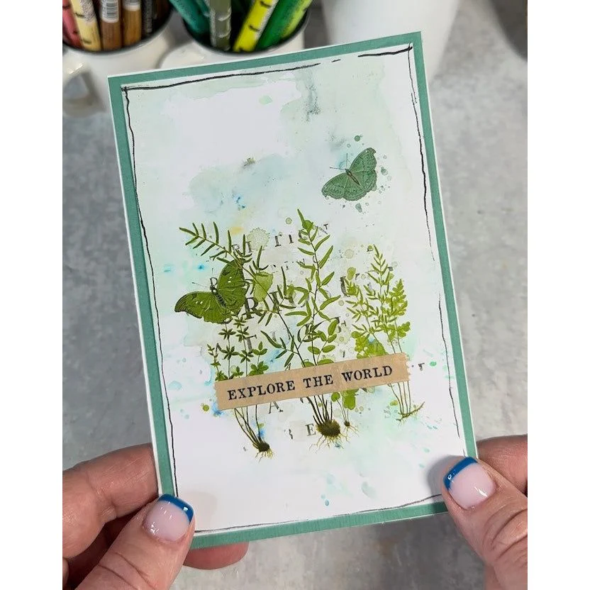 Arden Creative Studio - Designs Katie Pertiet- Hidden Creek 6x8 Inch Rub-On Transfer Set - immagine 2