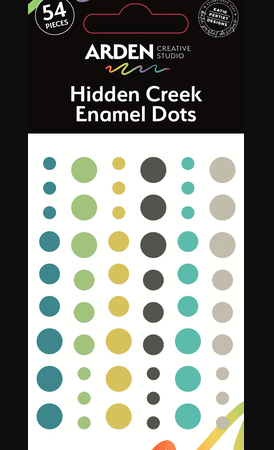Arden Creative Studio - Designs Katie Pertiet- Hidden Creek Enamel Dots (54pcs)