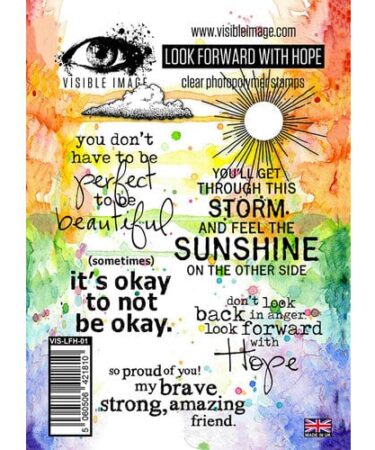 Visible Image Look Forward With Hope A6 Stamp Set