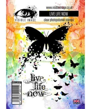 Visible Image Live Life Now A6 Stamp Set