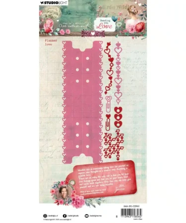 Alternative view of Studio Light • Jenine's Mindful Art Cutting Die Sending You Love Planner Love