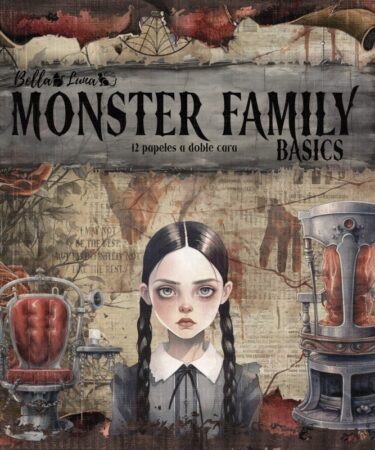 BELLALUNA BASICOS MONSTER FAMILY COLLECTION 8"x8"